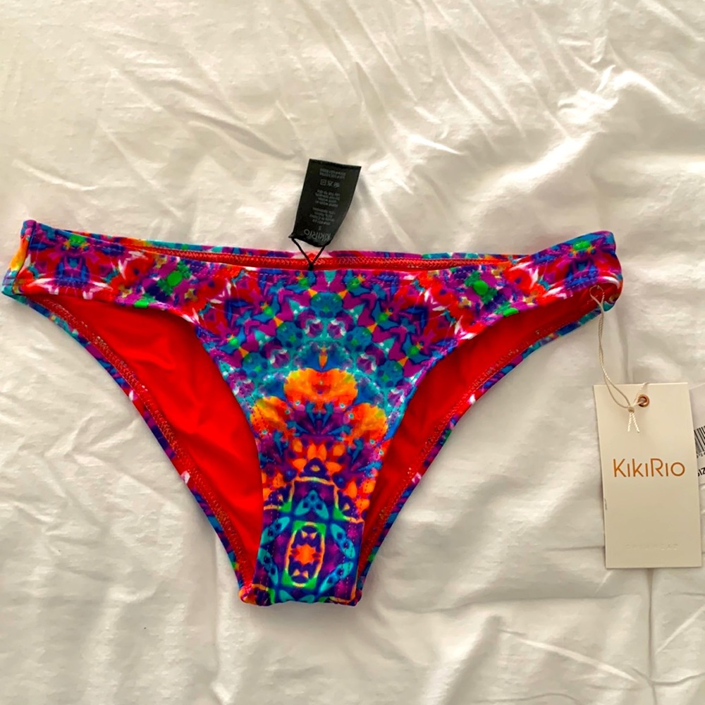 Brand new size small bikini bottoms colourful KIKIRIO Brazil swim